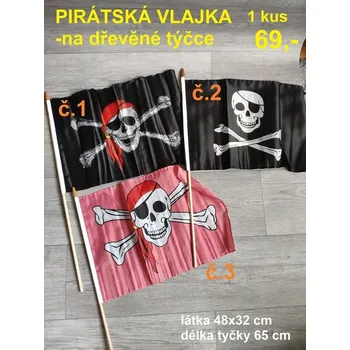 Vlajka PIRÁTSKÁ VLAJKA - 1