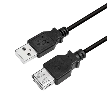 Datový kabel &nbsp;LogiLink Prodlužovací kabel USB 2.0, male do female, černý, 2m