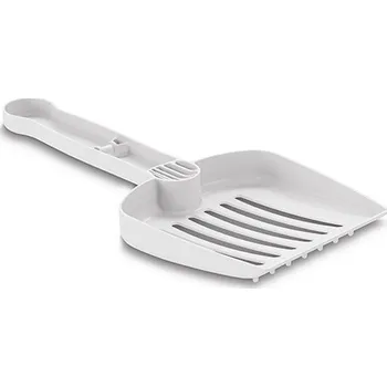 Toaleta pro kočku Lopatka na trus plastová, s výztuží, bílá