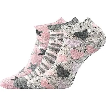 Dámská móda Boma ponožky Piki 46 3ks - mix, 35-38