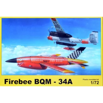 Plastikový model Plusmodel 1/72 Firebee BQM-34A (plastic kit) 2-in-1