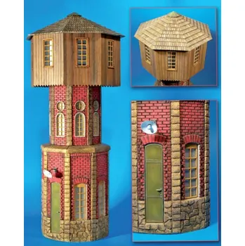 Plastikový model Plusmodel 1/35 Water Tower