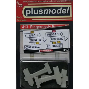 Plastikový model Plusmodel 1/35 Fingerposts - France II (3 pcs.)