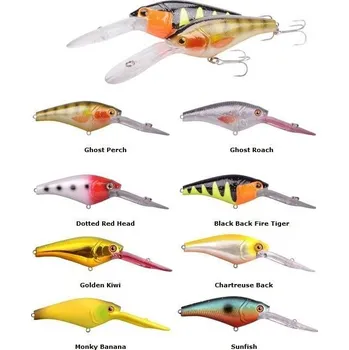 Umělá nástraha SPRO Wobler BIG BULLET DD DOTTED RED HEAD 8cm/21g