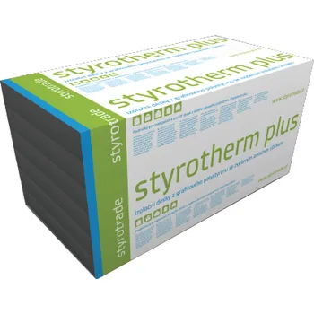 Tepelná izolace Fasádní polystyren šedý Styrotherm Plus 70 Prodejní jednotka: bal, Tloušťka polystyrenu: 50mm