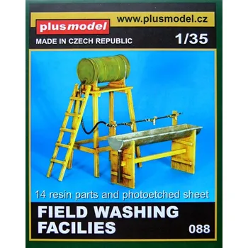 Plastikový model Plusmodel 1/35 Field washing facilities