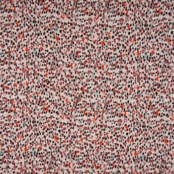 Šatovka 21759 pudrová, barevný drobný vzor, š.140