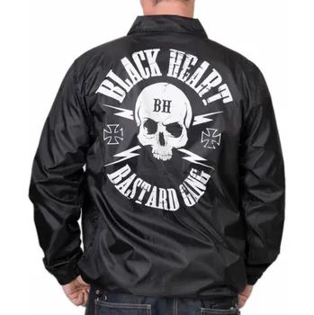 bunda pánská BLACK HEART - BASTARD SKULL - BLACK - L