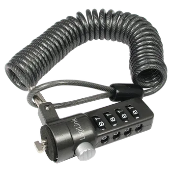  LogiLink Bezpečnostní zámek na notebook s kombinací, černý, Security lock with combination, black LogiLink