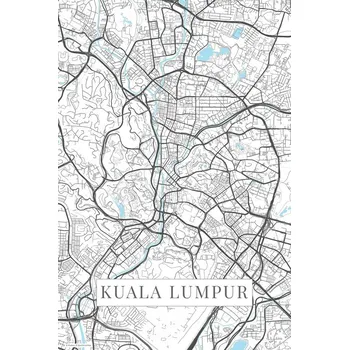 Plakát Plakát, Obraz - Kuala Lumpur white