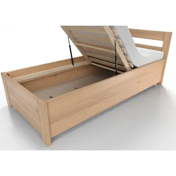 Postel Nábytek Rovder Postel Tina s úložným prostorem, Rovder Výběr moření: Třešeň, Rozměr postele: 80x200, Druh dřeva: Bukový masiv