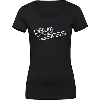 Dámské tričko DNBMARKET.CZ Dámské tričko VALENTÝN 2020 (1) Velikost: M, Barva: Černá