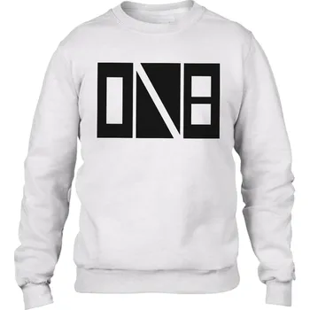 Pánská mikina DNB mikina pánská bez kapuce "Desk" Velikost: XL, Barva: Bílá