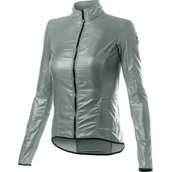 Cyklistické oblečení Bunda Castelli Bunda Castelli Aria Shell 4520089 dámská silver grey M M