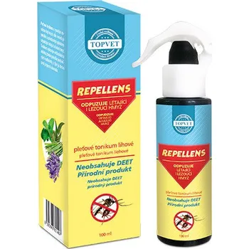 Repelent Topvet Repellens pleťové lihové tonikum 100 ml