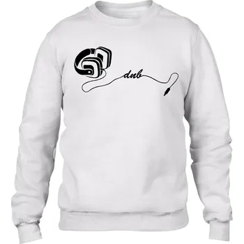 Pánská mikina DNB mikina Sluchátka pánská "Headphones" Velikost: XL, Barva: Bílá