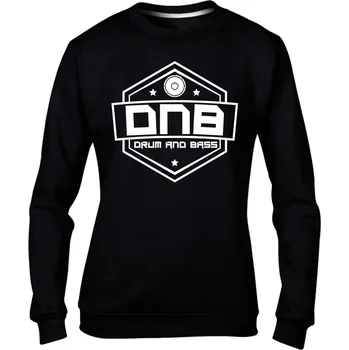 Dámská mikina Dámská mikina bez kapuce DNB Erb černá Velikost: L, Barva: Černá