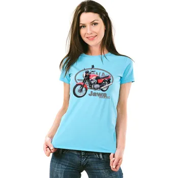 Dámské tričko STRIKER Dámské tričko Jawa 350/638 Barva: Tyrkysová, Velikost: XS