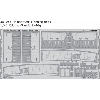 Plastikový model Eduard 1/48 Tempest Mk.II landing flaps (EDUARD/SPECIAL HOBBY)