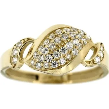 Prsten Zlatnictví U Kostela Zlatý prsten s ozdobnými kamínky 2512 53 2637-19620671