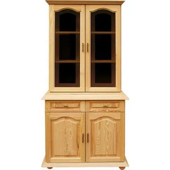 Knihovna Vitrína Venice 08, KB Výběr moření: Dub, Druh dřeva: Borovicový masiv