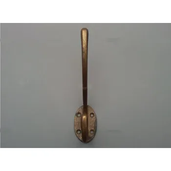 Věšák Kvalitní mosazný věšák - prostý s patinou