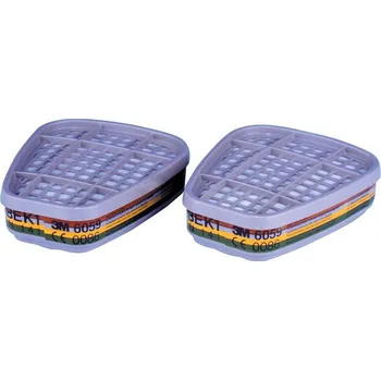 filtr k masce 3M 6059 ABEK1 Filtr proti organickým, anorganickým, kyselým plynům a čpavku 4545