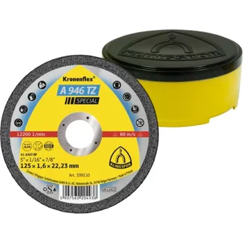 Řezný kotouč Řezný kotouč kronenflex, a 946 tz special, rovný, 125x1,6x22,23, pro ruční řezání