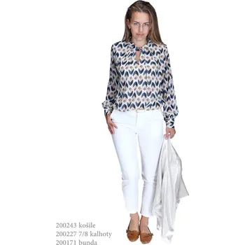 Dámské kalhoty Freesia 8707 7/8 kalhoty Paris barva: bílá, velikost: XL