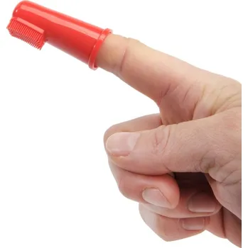 Kosmetika pro psa CAMON ZUBNÍ KARTÁČEK NA PRST 2 ks