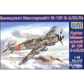 Plastikový model Unimodel 1/48 Messerschmitt Bf-109 G-6/R3/R6