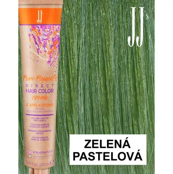 Barva na vlasy JJ's Direct Green Dew barva na vlasy pastelová zelená 100 ml