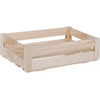 Úložný box Kvalitní snížená přírodní bedýnka