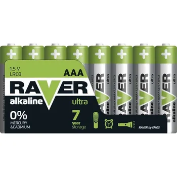 Článková baterie Raver LR03 AAA 8 ks