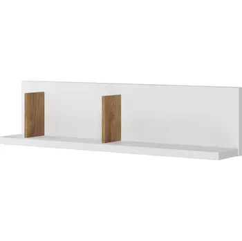 Hodiny Casarredo Police závěsná SOMAS 07 bílá/ořech natural