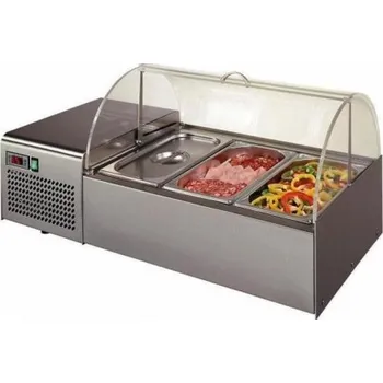 Vitrína chladící stolní Rhein 1000 - levý bez plexi nástavby Sleva 3062Kč