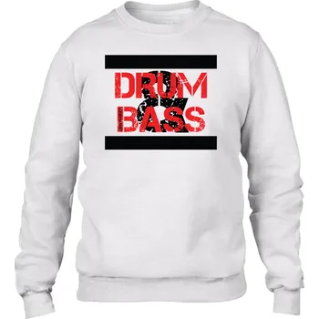 Pánská mikina DNB mikina pánská "Old stripes" Velikost: XXL, Barva: Bilá - Design 2