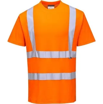 PORTWEST S170 Cotton comfort triko Hi-Vis oranžové Varianta: vel.3XL S170_HI-VIS_ORANZOVE-80368