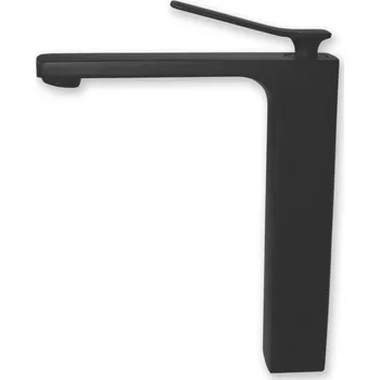 Vodovodní baterie Černá vysoká baterie k umyvadlu Blackie, stojánková, matná černá