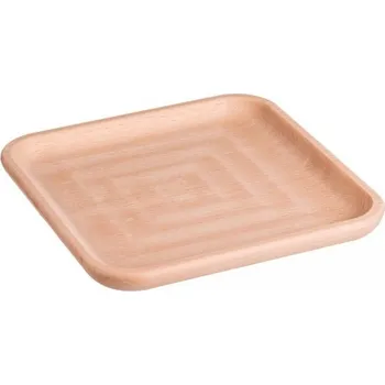 Hranatý dřevěný podnos