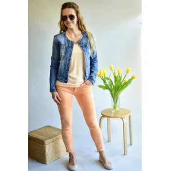 Dámské džíny Ormi J1228 Jeans Itálie barva: oranžová, velikost: L