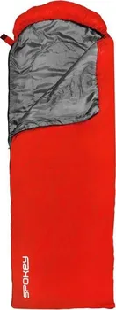 Spacák Spokey Monsoon pravý červený 220 cm