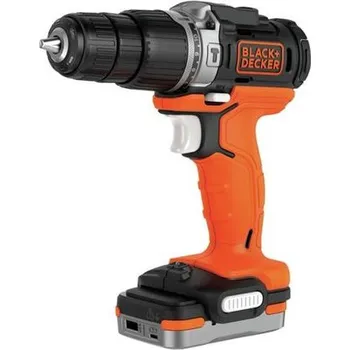 Black&Decker BDCHD12S1 Aku příklepová vrtačka 12V USB s aku baterií Li-Ion 12 V/1,5 Ah USB