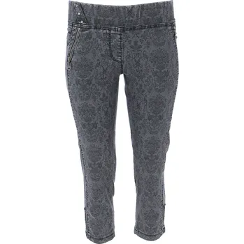 Dámské džíny Abgs capri 2857 barva: šedá, velikost: 38