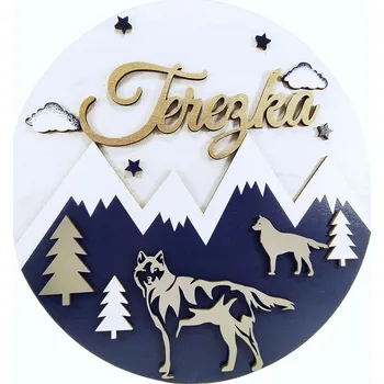 Falixen Dekorace na zeď "VLK"