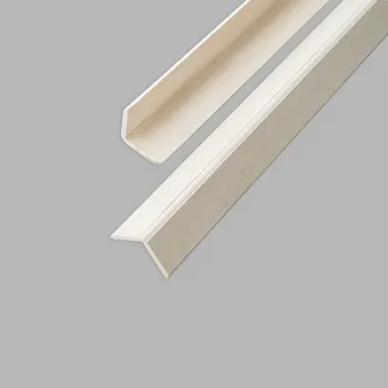 soklová lišta Dřevěná Lišta Úhlová Ozdobná Lípa 40 x 40 mm