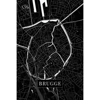 Plakát Plakát, Obraz - Brugge black