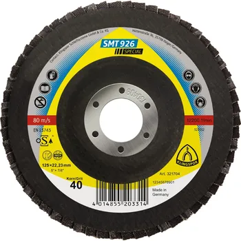 Brusný talíř Brusný lamelový talíř, vydutý, smt 926 special, 115x22,23/60