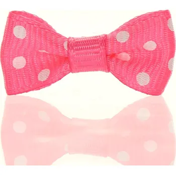 Stuha Mašlička puntík středně růžová