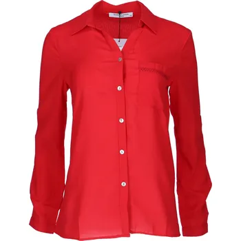 Dámská košile Sarah John S0036 Košile barva: červená, velikost: L
